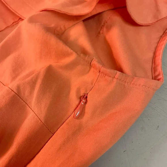 Worthington stretch orange sleeveless top size medium - Picture 5 of 8